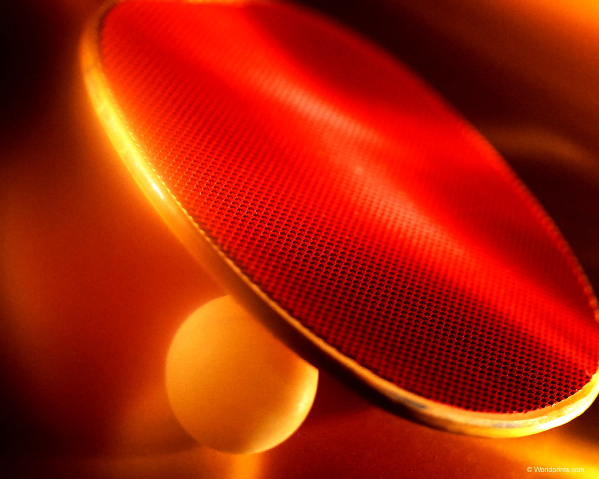 Пінг Понг, оранжеві, червоні, світло, абстрактні - заставка на телефон